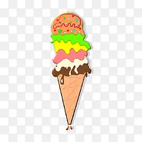 彩色冰激凌-空若网 彩色冰激凌-空若网