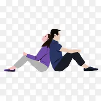 七夕情人节时尚手绘情侣-空若网 七夕情人节时尚手绘情侣-空若网