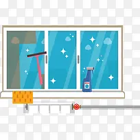 保洁公司擦洗玻璃-空若网 保洁公司擦洗玻璃-空若网