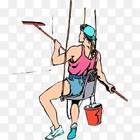 高空擦洗玻璃-空若网 高空擦洗玻璃-空若网