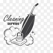 矢量卡通扁平化吸尘器清洁标志p-空若网 矢量卡通扁平化吸尘器清洁标志p-空若网