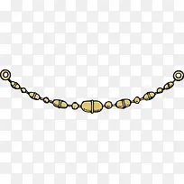 金色的卡通金手链-空若网 金色的卡通金手链-空若网