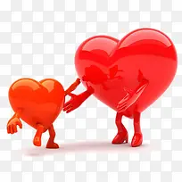 拥抱的爱心-空若网 拥抱的爱心-空若网