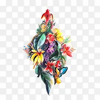 彩色花朵-空若网 彩色花朵-空若网