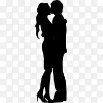爱情 恋人 剪影 人物-空若网 爱情 恋人 剪影 人物-空若网