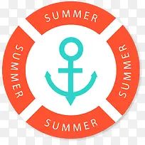 手绘夏季时光标签设计-空若网 手绘夏季时光标签设计-空若网