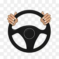 简约手绘手握方向盘图标免扣-空若网 简约手绘手握方向盘图标免扣-空若网