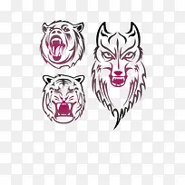 ¶¯ÎïÍ·ÏñͼÌÚʸÁ¿ËزÄ-¿ÕÈôÍø ¶¯ÎïÍ·ÏñͼÌÚʸÁ¿ËزÄ-¿ÕÈôÍø