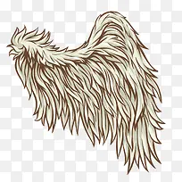 单边羽毛翅膀-空若网 单边羽毛翅膀-空若网