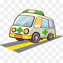 救护车png矢量素材-空若网 救护车png矢量素材-空若网