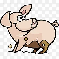 卡通小猪PNG下载-空若网 卡通小猪PNG下载-空若网