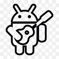 Android吉他图标-空若网 Android吉他图标-空若网