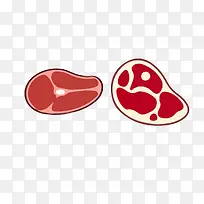肉片矢量图-空若网 肉片矢量图-空若网
