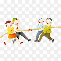 友谊拔河比赛矢量-空若网 友谊拔河比赛矢量-空若网