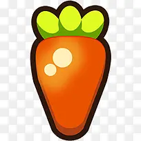 卡通手绘农产品胡萝卜-空若网 卡通手绘农产品胡萝卜-空若网