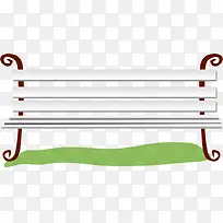 手绘长椅-空若网 手绘长椅-空若网