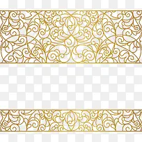 金色的花纹和边框-空若网 金色的花纹和边框-空若网
