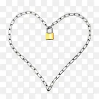 锁链爱心-空若网 锁链爱心-空若网