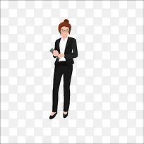 扁平化女教授-空若网 扁平化女教授-空若网