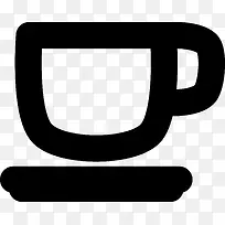 简笔画咖啡图标-空若网 简笔画咖啡图标-空若网
