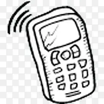 手绘电话-空若网 手绘电话-空若网