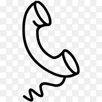 简笔画电话图标-空若网 简笔画电话图标-空若网