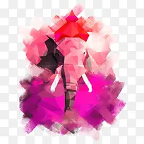 大象插画-空若网 大象插画-空若网