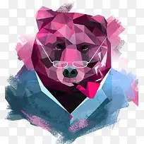 狗熊插画-空若网 狗熊插画-空若网