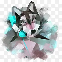 狼插画-空若网 狼插画-空若网