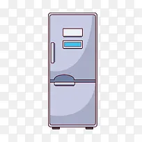 扁平化冰箱设计矢量图-空若网 扁平化冰箱设计矢量图-空若网