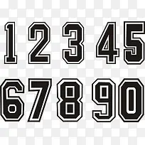 黑白数字-空若网 黑白数字-空若网