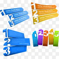 创意数字标矢量图-空若网 创意数字标矢量图-空若网