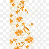 卡通手绘秋天枝叶落叶-空若网 卡通手绘秋天枝叶落叶-空若网