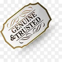 手绘白色长方形贴标-空若网 手绘白色长方形贴标-空若网