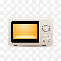 卡通时尚白色微波炉psd源文件-空若网 卡通时尚白色微波炉psd源文件-空若网