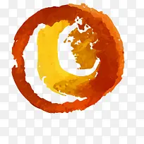 橙色笔刷-空若网 橙色笔刷-空若网