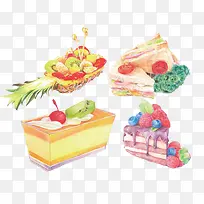 手绘蛋糕集合-空若网 手绘蛋糕集合-空若网