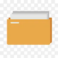 灰色扁平化文件夹元素-空若网 灰色扁平化文件夹元素-空若网