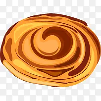 手绘黄色手抓饼-空若网 手绘黄色手抓饼-空若网