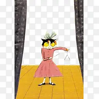 敲三角琴的猫-空若网 敲三角琴的猫-空若网