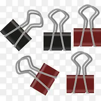办公文具矢量夹子素材-空若网 办公文具矢量夹子素材-空若网