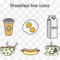 矢量手绘食物-空若网 矢量手绘食物-空若网