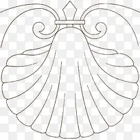 线描对称花纹-空若网 线描对称花纹-空若网
