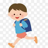 手绘卡通简约儿童画册插画男孩子-空若网 手绘卡通简约儿童画册插画男孩子-空若网