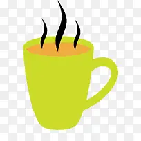 蓝色的奶茶卡通杯子-空若网 蓝色的奶茶卡通杯子-空若网