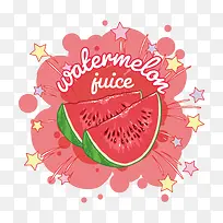 矢量手绘西瓜-空若网 矢量手绘西瓜-空若网