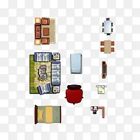 客厅沙发餐具-空若网 客厅沙发餐具-空若网