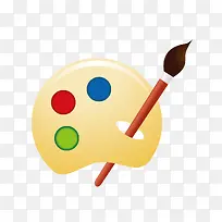 卡通手绘水彩盘图案-空若网 卡通手绘水彩盘图案-空若网