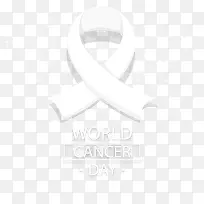 世界抗癌日白色丝带装饰图案-空若网 世界抗癌日白色丝带装饰图案-空若网