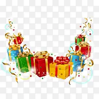 圣诞节圣诞礼物盒-空若网 圣诞节圣诞礼物盒-空若网